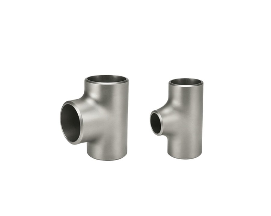 Tee de acero inoxidable soldable a tope